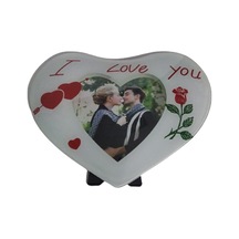 cam çerçeve kalp şeklinde 13*18 cm
