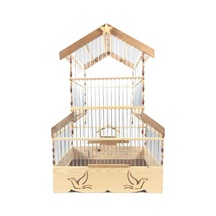 Naturbird 2 Katlı Metal Tel Norveç Ahşap Kafes
