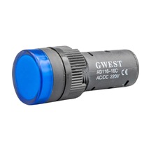 Gwest 16 - M Led Sinyal 220v. Ac-dc Mavi 20 Adet