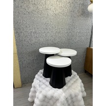 3 Lü Mdf Mantar Sehpa