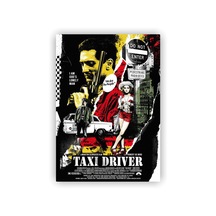 Taxi Driver Ahşap Poster 20x29 Cm
