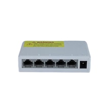 Longline 5 Port Gigabit Ethernet Switch 10/100/1000 Mbps Plastik Kasa