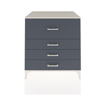 Kronos Şifonyer 4 Çekmeceli 88x59x96 Aytaşı-antrasit Aytaşı