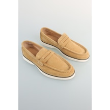 Bisse Erkek Süet Loafer Camel Ayakkabı Ayk25y25004 D70