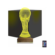 Luvivia Futbol Fifa Kupası 3d Lamba - Masa Gece Lambası Şeffaf