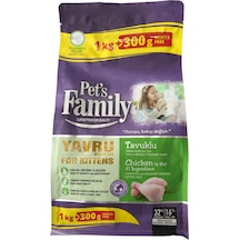 Pet's Family Super Premium Tavuklu Yavru Kedi Maması 1300 G