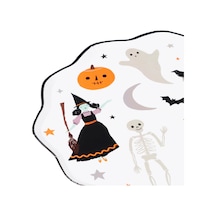 Meri Meri - Happy Halloween Tabaklar - L - 8 Adet
