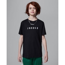 Nike Nıke Jordan Jdb Mj Wordmark Emb Crew Erkek Çocuk Tişört 95d634 023 023 Çok Renkli