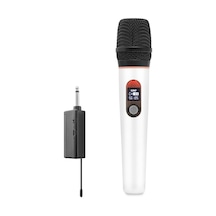 Kablosuz Uhf El Mikrofonu 6.35 Mm - Beyaz Hdx2790b Evimdeyokyok