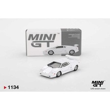 Mini-gt Lamborghini Countach 25th Anniversary Beyaz 1/64 Model Araba