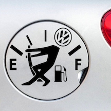 Volkswagen Yakıt Deposu Kapağı Oto Araba Sticker Çıkartma