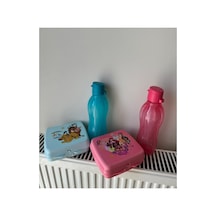 2 Adet 500 Ml Suluk Ve 2 Adet Sandviç Kutusu. Pembe