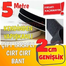 5 Metre Arkası Kendinden Yapışkanlı Cırt Cırt Kaliteli Cırt Bant