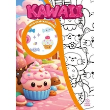 Kawaii Çıkartmalı Boyama Kitabı - Rjcı-837304