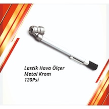 Araç Lastik Hava Basınç Ölçer 10-120 Psi Metal