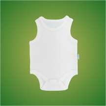 Novibaby 24-36 Ay Bebek Atlet Body Zıbın Beyaz Çıtçıtlı 100% Pamuk