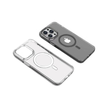 Ardemix Apple Uyumlu iPhone 14 Pro Max Wireless Şarj Özellikli Şeffaf Efsane Kılıf-renksiz Renksiz