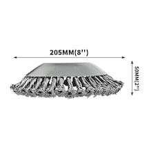 Ital Tırpan Başlığı Kıyı Temizleme Çelik Telli Universal 20 Cm