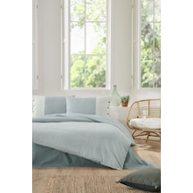 Özdilek Natural Line Battal Boy Nevresim Takımı MAVI