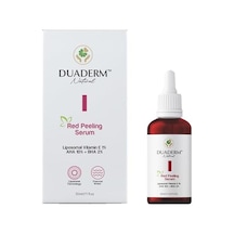 Kırmızı Peeling Serum, Aha%10 + Bha%2 + E Vitamini%1, Akne Karşıtı Ve Onarıcı, 30 Ml 2 Paketi