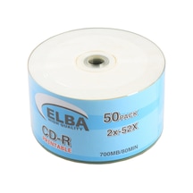 Elba Cd-R 700Mb-80Min Printable 50Li Shrink