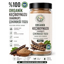 Harnup Unu 250 Gr Organik Keçiboynuzu Tozu Organik Katkısız Yoğun Aromalı Glutensiz Lif Ve Mineral Kaynağı