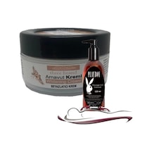 Three Brand Whitening Cream 3 Adet Arnavut Kremi 50ml Aklık Kremi Ile 120ml Playboy Masaj Yağı