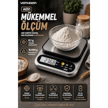 Dijital Mutfak Ve Kahve Tartısı Hassas Gram Terazisi Paslanmaz Çelik Lcd Ekran Çoklu Ölçüm G/oz 10 K Diğer
