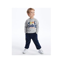 LC Waikiki Lcw Beli Lastikli Basic Erkek Bebek Jogger Eşofman Alt Koyu İndigo