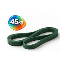 Evapera Tekli Fitness Pilates Cross Barfiks Spor Direnç Lastiği Kas Geliştirme Training Bandı Bant 1 Adet Yeşil 45kg Çok Renkli