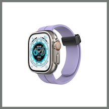 Bezos Watch 42mm Uyumlu Kr412 Elegance Stylısh Kordon - Lila Mmbz