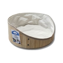 Doğal Bambu Kedi Yatağı - Madpet 500 34 Cm Konforlu Ve Şık Tasarım