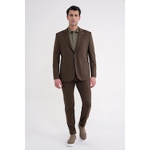 Efor Comfort Fit Mono Yaka Torba Cep Esnek Yünlü Kahverengi Spor Takım Elbise Tk 931 Kahverengi Efor Comfort Fit Mono Yaka Torba Cep Esnek Yünlü Kahverengi Spor Takım Elbise Tk 931 Kahverengi