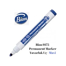 Bion 9175 Permanent Marker Yuvarlak Uç – Mavi