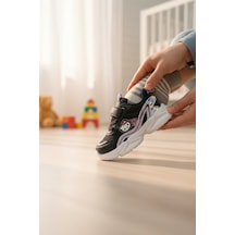Enoch Hello Kitty Karakter Figürlü Ve Hologram Detaylı Kız Çocuk Spor Ayakkabı Siyah - Lila