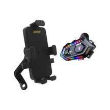 Y20 Kask Kulaklık İnterkom + Motosiklet Telefon Tutacağı