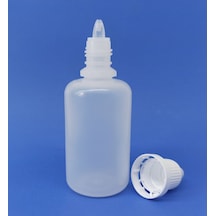 25 Adet 50 Ml Plastik Likit-Kolonya-Mürekkep Şişe Şişesi
