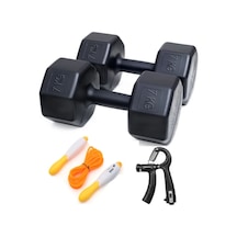 Ps Spor 7 Kg Dambıl X 2 Adet 14 Kg + Sayaçlı Ayarlanabilir El Yayı + Sayaçlı Atlama Ipi