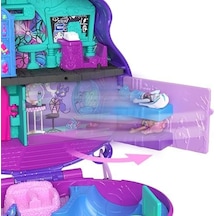 High Temalı Kompakt Oyun Seti 3 Mikro Bebek Ve 10 Aksesuar Bulunan, Açıldığında Liseye Dönüşen Polly Pocket High Kompakt Oyun Seti Hvv58 000 Açık Krem
