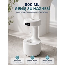 Ters Akan Su Damlası Nemlendirici 800 Ml Sessiz Ultrasonik Oda Nemlendirici Diğer