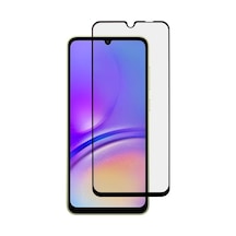 Forzacase Samsung Galaxy A05s Uyumlu Çerçeveli Tam Kaplayan Temperli Ekran Koruyucu - Fc003 Şeffaf
