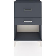 Arges Komodin 2 Çekmeceli 60x30x96 Antrasit-antrasit Antrasit