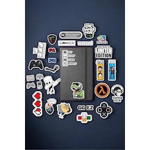 Gamer Gaming Oyuncu Sticker Paketi/bullet Journal Defter Çıkartma Ajanda Laptop Etiket, 9867461 1