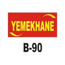 Iş Güvenliği Pvc Dekota Uyarı - Ikaz Levhası Yemekhane Yazılı (262124170)