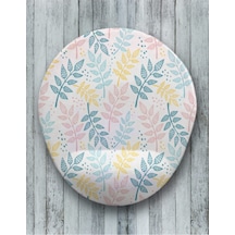 Renkli Dal Oval Bilek Destekli Mouse Pad Mousepad