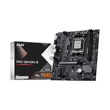 Pro B840m-b Am5 Ddr5 8000mhz Oc Hdmı,vga,2x M.2 Usb 5 Gbs 2.5g Lan Matx