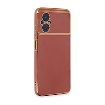 Xiaomi Poco M5 Uyumlu Kılıf Volet Silikon - Kırmızı