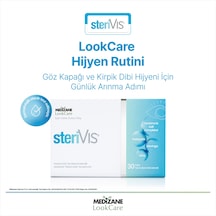 Medizane Lookcare Sterivıs Hassas Göz Temizleme Mendili 30lu