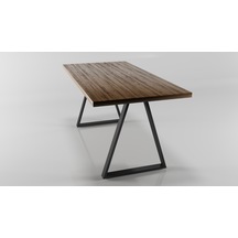 Üçgen Model Metal Ayak Seti Siyah Metal Masa Ayağı
