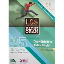 Lgs Altın Oran Din Kültürü Ve Ahlak Bilgisi 25 Deneme